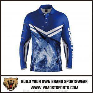 New Style Custom Sublimation Fishing shirt of Three Buttons