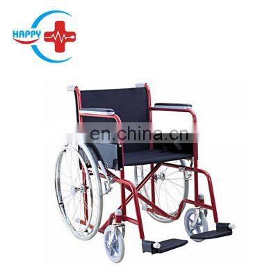 HC-M085 Good sales steel basic Manual wheel chairr Lightweight Folding Electric Wheelchair