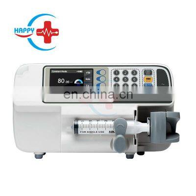 HC-G045E Hospital equipment use Single channel or double channel syringe pump with drip sensor and drug library