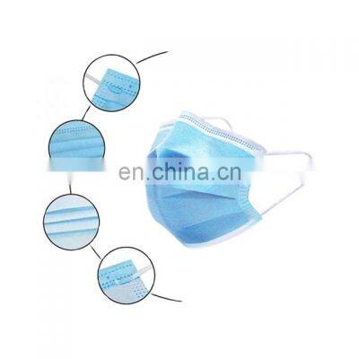 Wholesale cheap disposable 3 ply face mask macarillas doctor type ii r mask