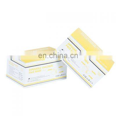 Disposable children's face masks with non-woven melt-blown for protection and isolation wholesale