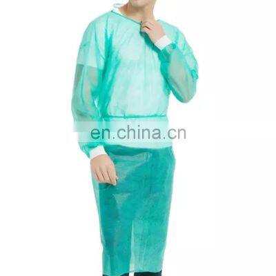 Manufacture direct sale disposable isolation gowns PP SMS disposable gowns