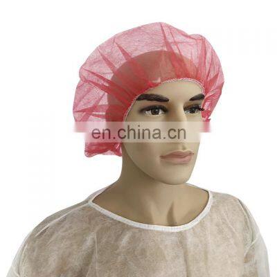Disposable anti dust head cover 21 inch pp disposable round cap