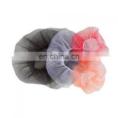 Disposable cleanroom food service industry nylon hairnet black hair cap