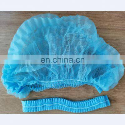 Good quality disposable bouffant head mob cap OEM accepted colorful