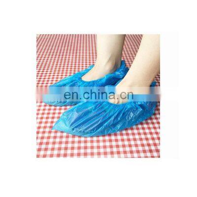 2020 Waterproof Blue Plastic CPE Polyethylene Disposable Shoe Covers