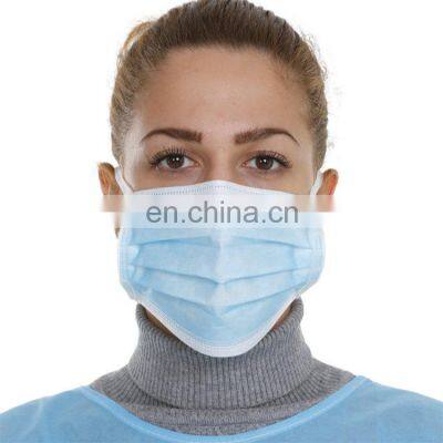 OEM High quality 3 ply surgical face mask with ties disposable medical face mask BFE 98% EN14683 TYPE IIR