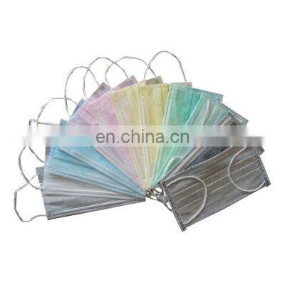 Customised Earloop Deposable 3Ply Surgical Medical Plain Pattern Best Design Flat 4-Ply Disposable Custom Face Mask