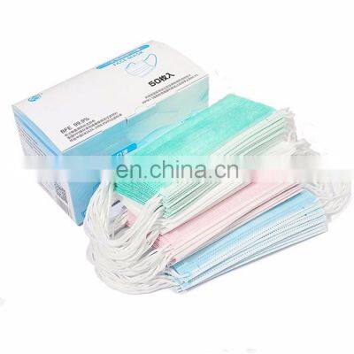 Mascarilla Quirurgica Negras 3 Pliegues Importado X 50 Und
