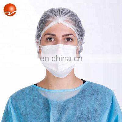 Wholesale disposable face mask blue triple mask tapabocas with filter