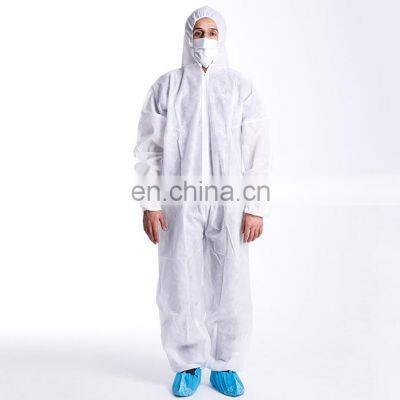 Disposable breathable white coveralls safety