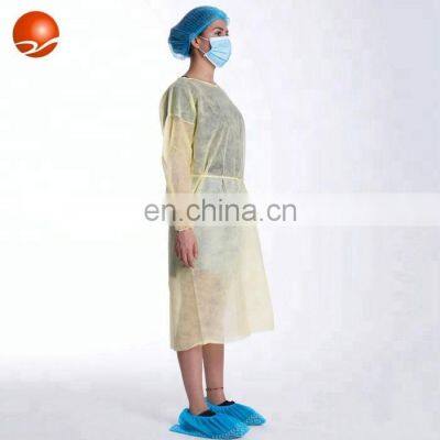 Bata de Aislamiento Bilaminada con Espalda Transpirable, un solo uso