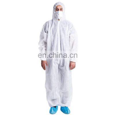 Disposable Non-woven PP SF SMS Protective Coveralls Farming penetration Chemical paint Cuff Waist Chemical Resistant workwear