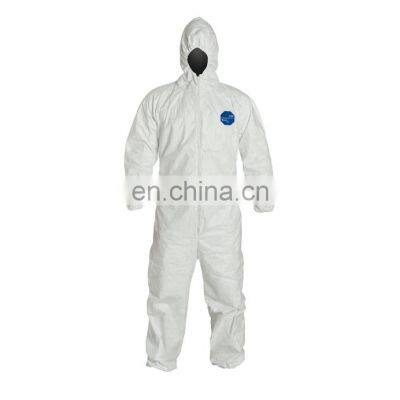 Free sample disposable PP non woven breathable chemical ONE PIECE coverall suit safety clothing for industry