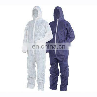 Comfortable Breathable Coverall Disposable Overall Jumpsuit With Hood