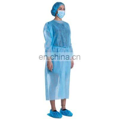 Top Quality Disposable Waterproof Nonwoven Isolation Gown