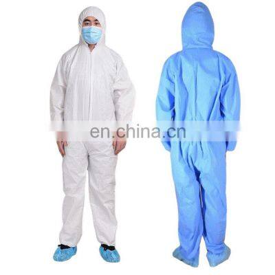 Best price disposable hazmat coveralls microporous film coated workwear disposable coverall protective