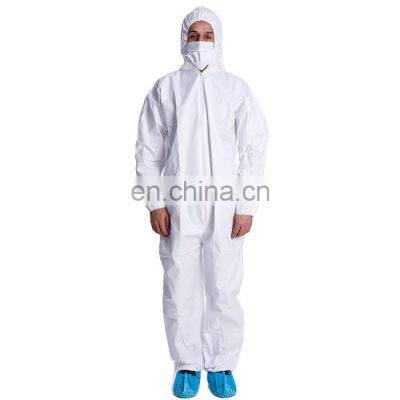 Hot Selling Disposable Coverall Non-wonven Disposable Overall Jumpsuit With Hood