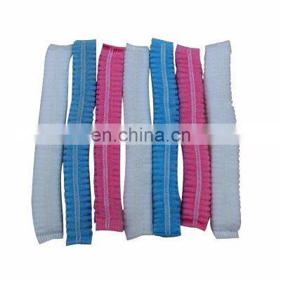 Wholesale Customized Confortable Pp Disposable Bouffant Cap Full Protective Breathable Clip Cap Cleanroom Head Cover
