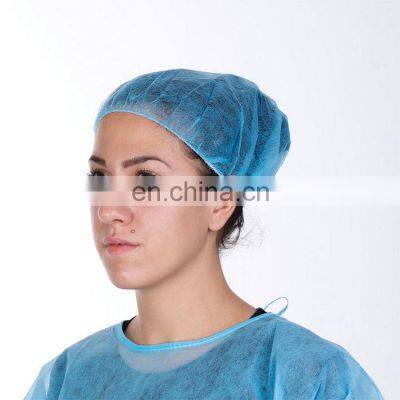 Nonwoven single/double elastic Mob cap bouffant Caps Disposable Hair Net