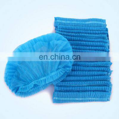 Fast Delivery Medical Disposable PP Surgical Cap Doctor Nurse Bouffant Cap Anti-dust Clip Mob Cap