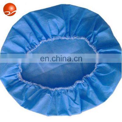 Disposable PP/SMS Non Woven Strip Clip Cap Bouffant Head Cover Hair Net Surgical Doctor Hat Round Cap