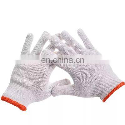 Comfortable Breathable Durable Protective Industrial Labour Safety Work Glove Used Cotton Materials