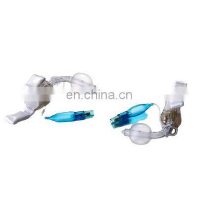 Other medical consumables disposable silicone tracheostomy tube with cuff uncuffed