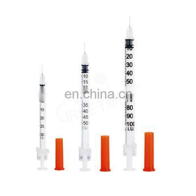 Caja de 100 jeringas de insulina 6mm 31g con aguja jeringa de insulina
