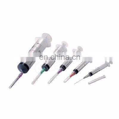 China price disposable 60 ml 20 ml 10 ml 5 ml 3 ml 1 ml luer lock syringe with or without needle