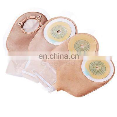 Wholesale Price Single Use Medical Disposable 45mm 57mm 70mm Stoma Ostomy Colostomy Bag With Clip
