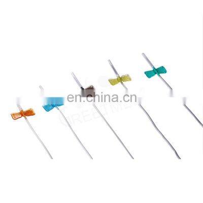 Factory price medical infusion set butterfly wing lour lock scalp vein set