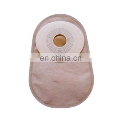 New style foam type medical adhesive colostomy stoma bag