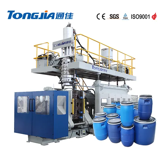 ISO Extrusion Tongjia Plastic Hoop Bucket Blow Molding Machine