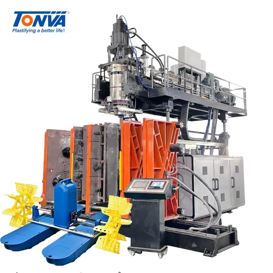 Double Station Double Layer Float Boat Blow Molding Making Machine