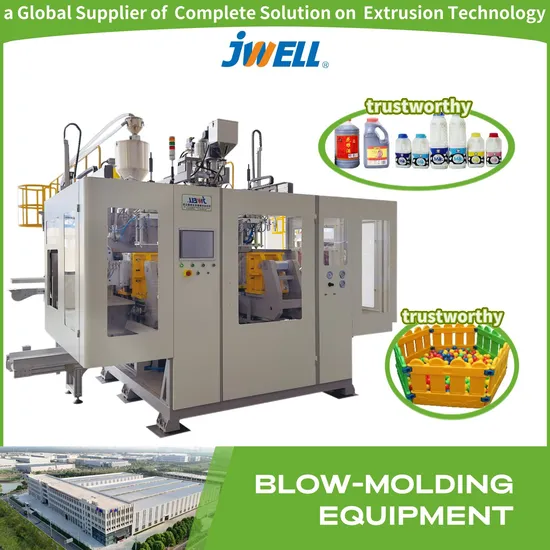 Jwell-Bm Equipment for The Production of HDPE Bottles Automatic 2-Cavity Bottle Highspeed Plastic Blowing Molding Machine Blow Molding Machine