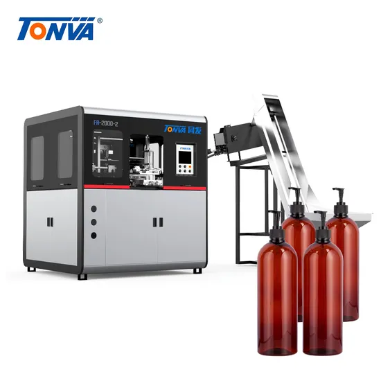 Tonva Fully Automatic Preform Blow Molding Machine for Shampoo Pet Bottle