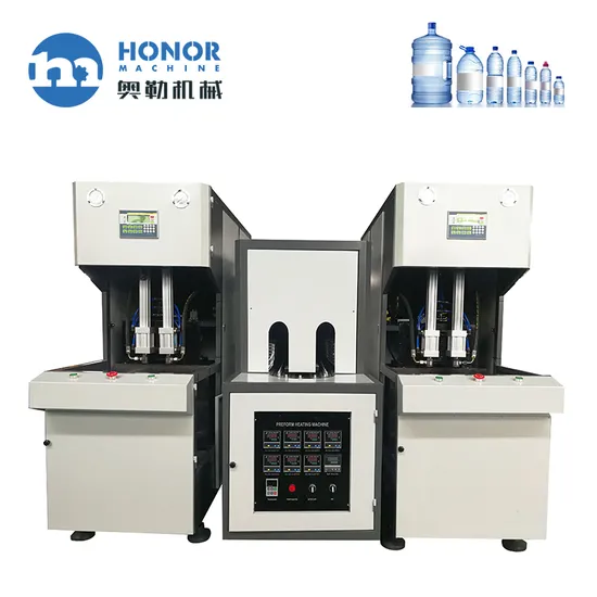 Drinking Water Bottle Making Machine Semi Automatic Pet Plastic Water Bottle Blowing Machine