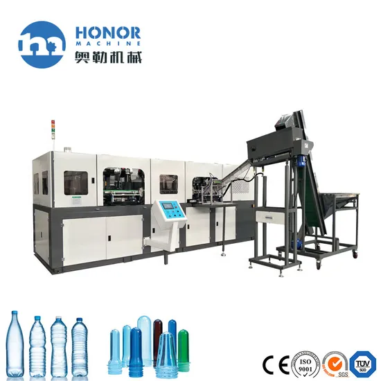 500ml-2L Semi Auto Plastic Beverage Bottle Manufacturing Pet Drawing Straight Line Blowing Equipment