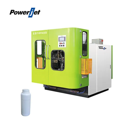 Plastic HDPE PP PC 150ml Bottle Automatic Extrusion Blow Moulding Machine Powerjet
