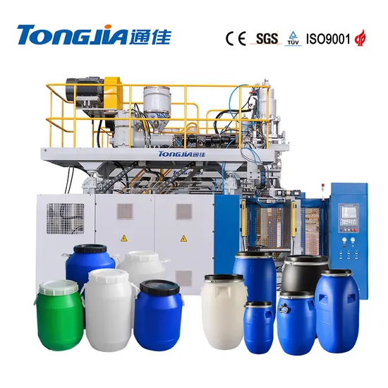 200L Plastic Drum HDPE Open Top Barrel Making Extrusion Blow Molding Machine