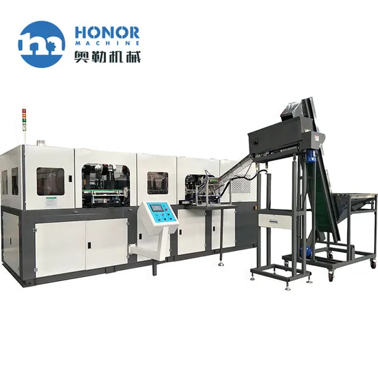 4 Cavities Automatic Plastic Bottle Glass Bottle Making Blowing Moulding Machines