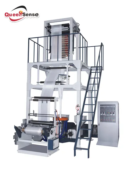 Plastic Film Extruder Two Layer Co-Extrusion ABA Blown Film Machine