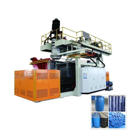 200 Liter 220L Double Ring Oil Chemical Drum Tank Making Machine Open-Top Drum Plastic Bucket Extrusion Blow Molding Machine