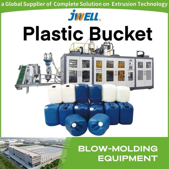 Jwell Small Automatic Blow Molding Machine for Plastic Buckets 15-30L Chemical Packaging Plastic Jerrycans and Bottles