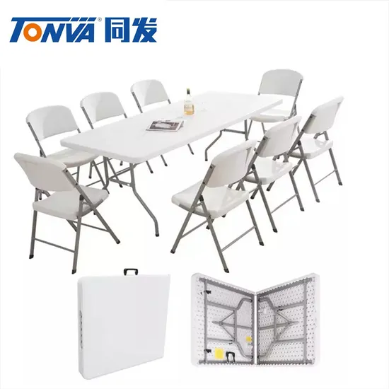 Plastic Table Top Table Plate Making on Accumulator Extrusion Blow Molding Machine
