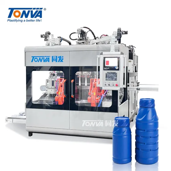 Plastic 50ml 100ml 250ml Chemical Pesticide Round Bottle Blowing Making Machine