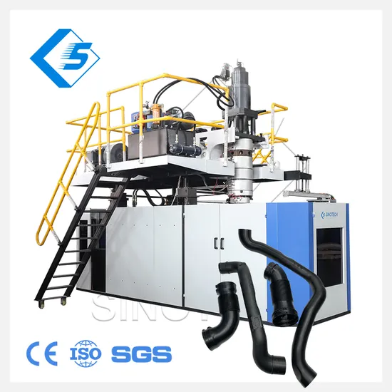 HDPE/PE/PP Plastic Machine 3D Air Ducts Pipe Making Extrusion Blow Molding Moulding Machinery Made in China Auto