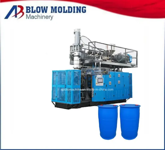 55 Gallon Plastic Drum 2 Ring Barrel Making Machine 200L 210L 230L Plastic Drum Blow Molding Machine