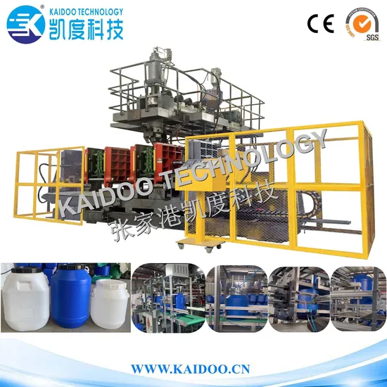 50– 60liter Top Open Drum/Double Station/ Atuo-Deflashing /Automatic Production Line/Blow Moulding Machine/Blow Molding Machine